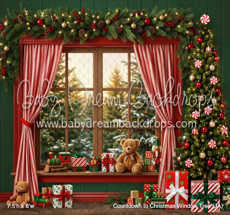 Countdown to Christmas Window Tree (JA)