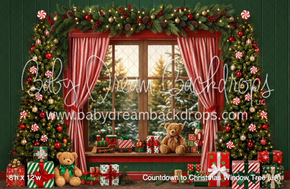 Countdown to Christmas Window Tree (JA)