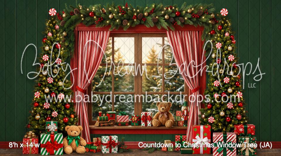 Countdown to Christmas Window Tree (JA)