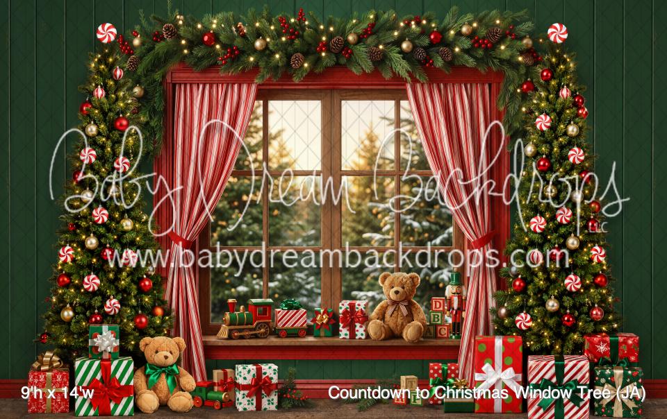 Countdown to Christmas Window Tree (JA)