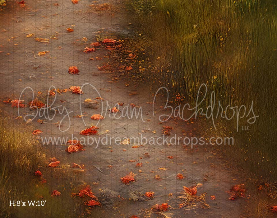 Country Autumn Road Fabric Floor (CM)