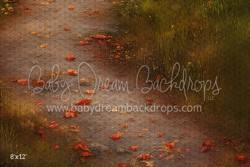 Country Autumn Road Fabric Floor (CM)