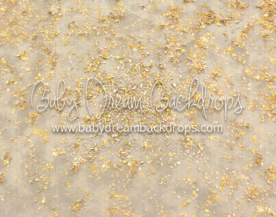 Country Pumpkins Painted Leaves Fabric Floor (MD)