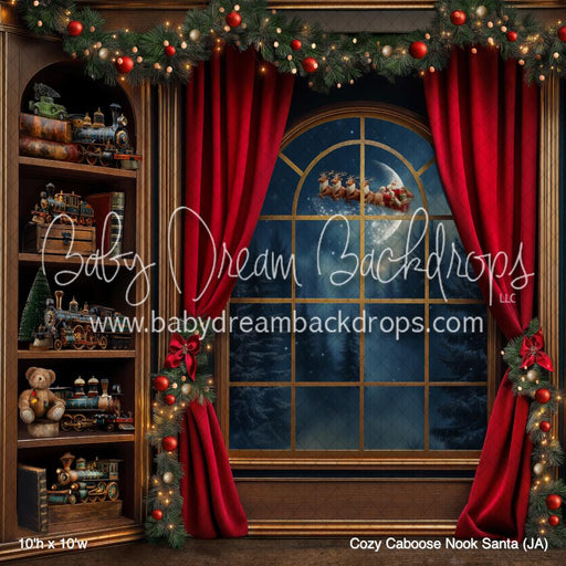 Cozy Caboose Nook Santa (JA)