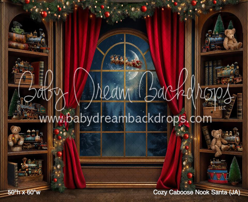 Cozy Caboose Nook Santa (JA)