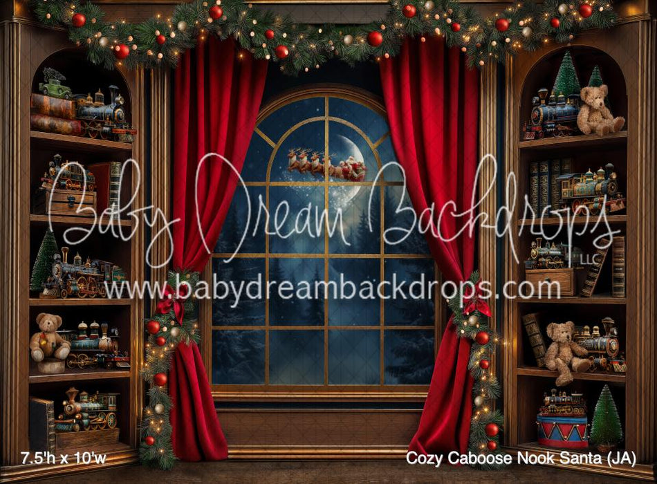 Cozy Caboose Nook Santa (JA)