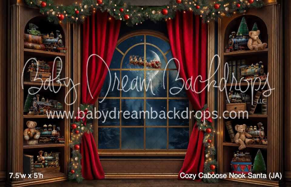 Cozy Caboose Nook Santa (JA)