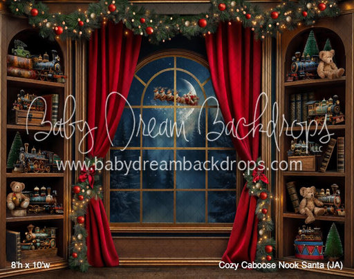 Cozy Caboose Nook Santa (JA)