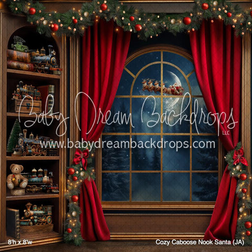 Cozy Caboose Nook Santa (JA)