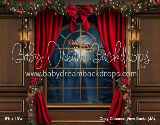 Cozy Caboose View Santa (JA)