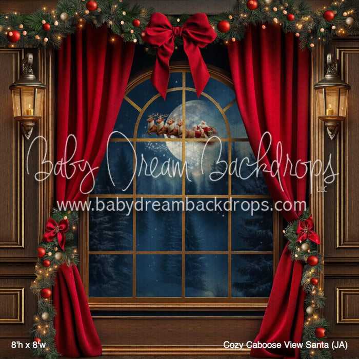 Cozy Caboose View Santa (JA)