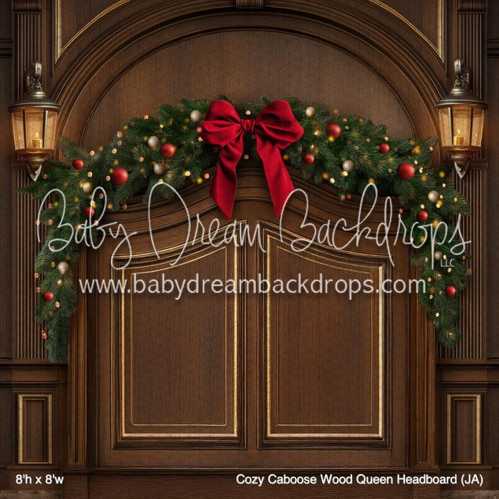 Cozy Caboose Wood Queen Headboard (JA)