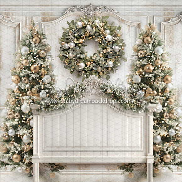 Cozy Christmas Dream Queen Headboard (JA)