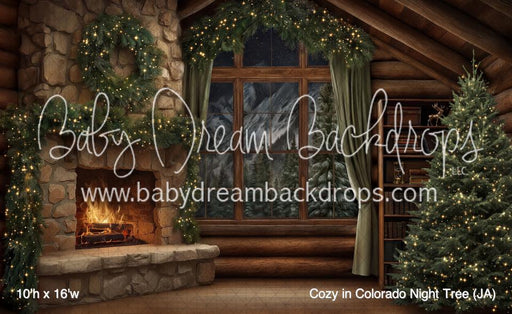 Cozy in Colorado Night Tree (JA)