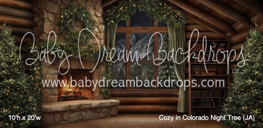 Cozy in Colorado Night Tree (JA)