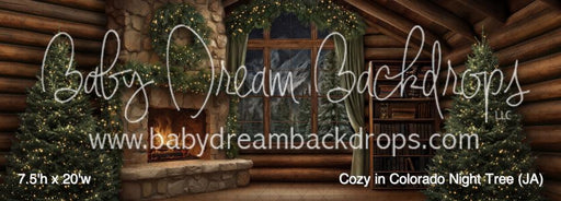 Cozy in Colorado Night Tree (JA)