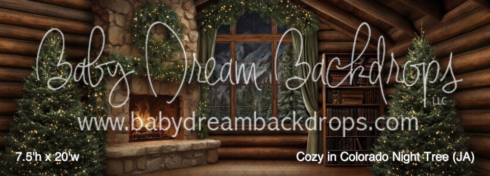 Cozy in Colorado Night Tree (JA)