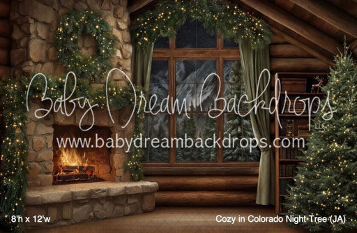 Cozy in Colorado Night Tree (JA)