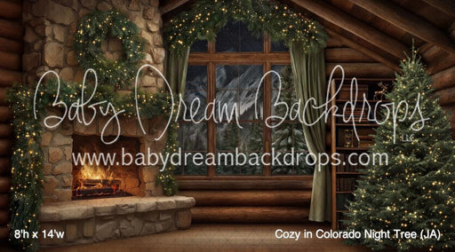 Cozy in Colorado Night Tree (JA)