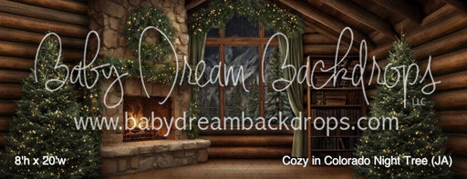 Cozy in Colorado Night Tree (JA)