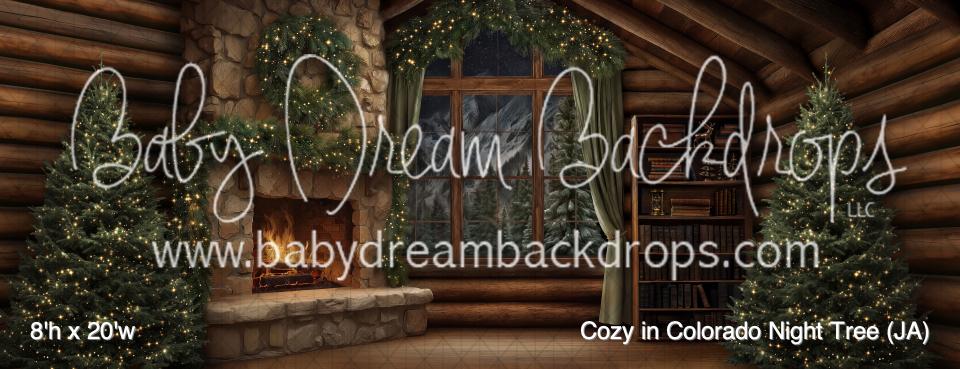 Cozy in Colorado Night Tree (JA)