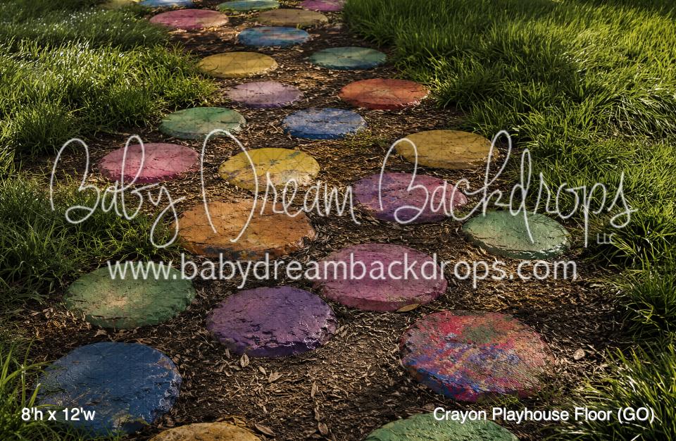 Crayon Playhouse Fabric Floor (GO)