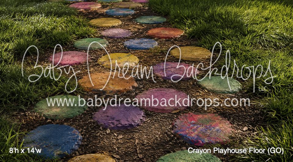 Crayon Playhouse Fabric Floor (GO)