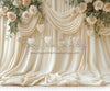 Cream Crush Curtains with Hearts (JA)