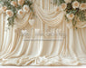 Cream Crush Curtains with Hearts (JA)