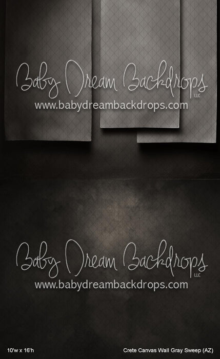 Crete Canvas Wall Gray Sweep (AZ)