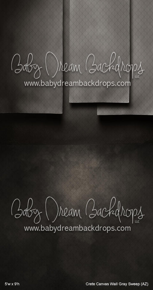 Crete Canvas Wall Gray Sweep (AZ)