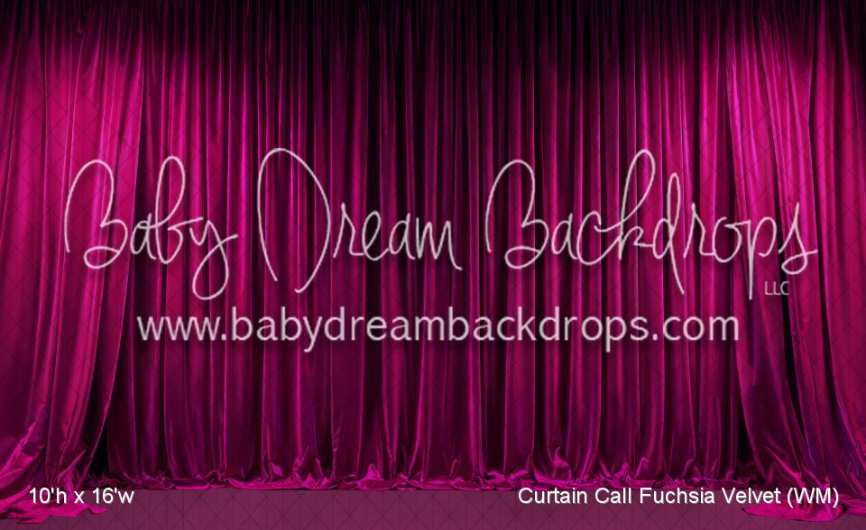 Curtain Call Fuchsia Velvet (WM)
