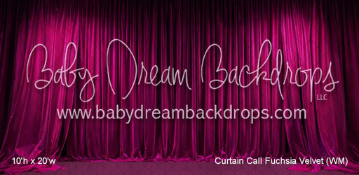Curtain Call Fuchsia Velvet (WM)
