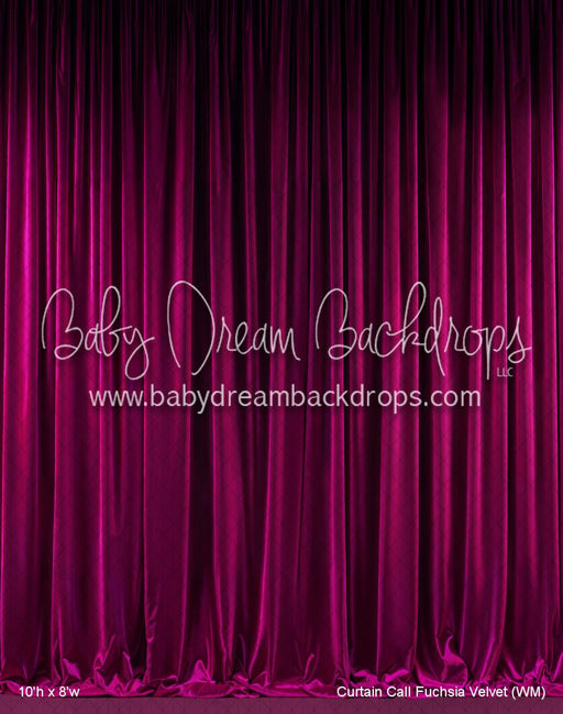 Curtain Call Fuchsia Velvet (WM)