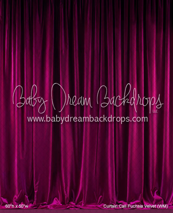 Curtain Call Fuchsia Velvet (WM)