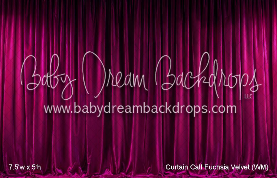 Curtain Call Fuchsia Velvet (WM)