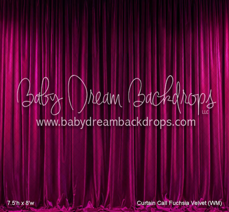 Curtain Call Fuchsia Velvet (WM)