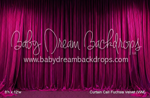Curtain Call Fuchsia Velvet (WM)