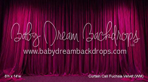 Curtain Call Fuchsia Velvet (WM)