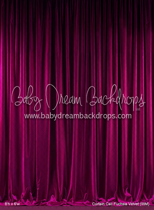 Curtain Call Fuchsia Velvet (WM)