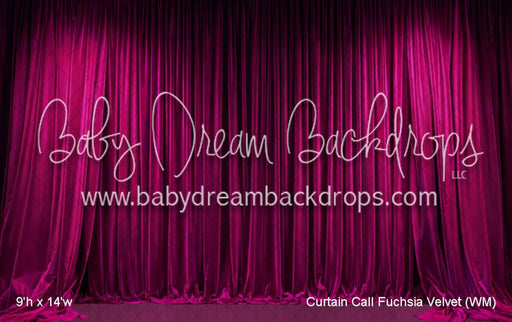 Curtain Call Fuchsia Velvet (WM)