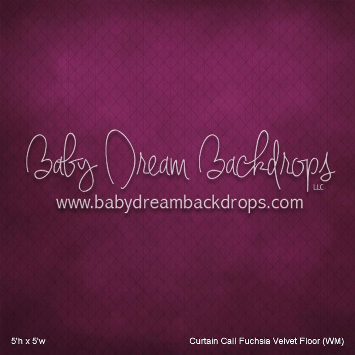 Curtain Call Fuchsia Velvet Floor (WM)