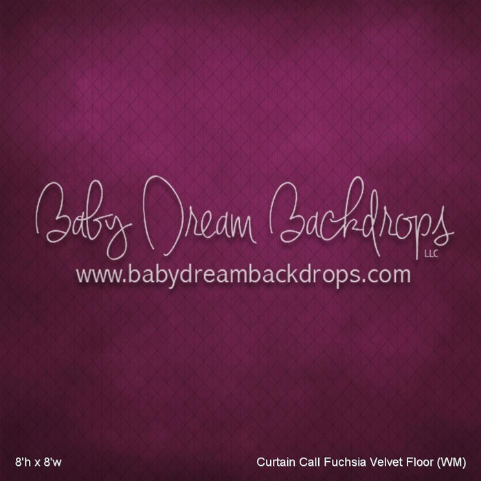 Curtain Call Fuchsia Velvet Floor (WM)