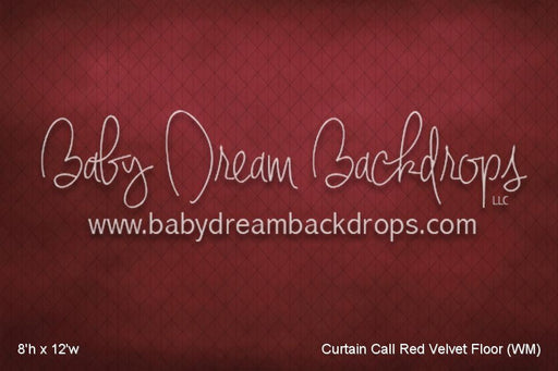 Curtain Call Red Velvet Fabric Floor (WM)