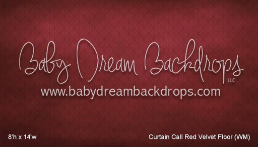 Curtain Call Red Velvet Fabric Floor (WM)