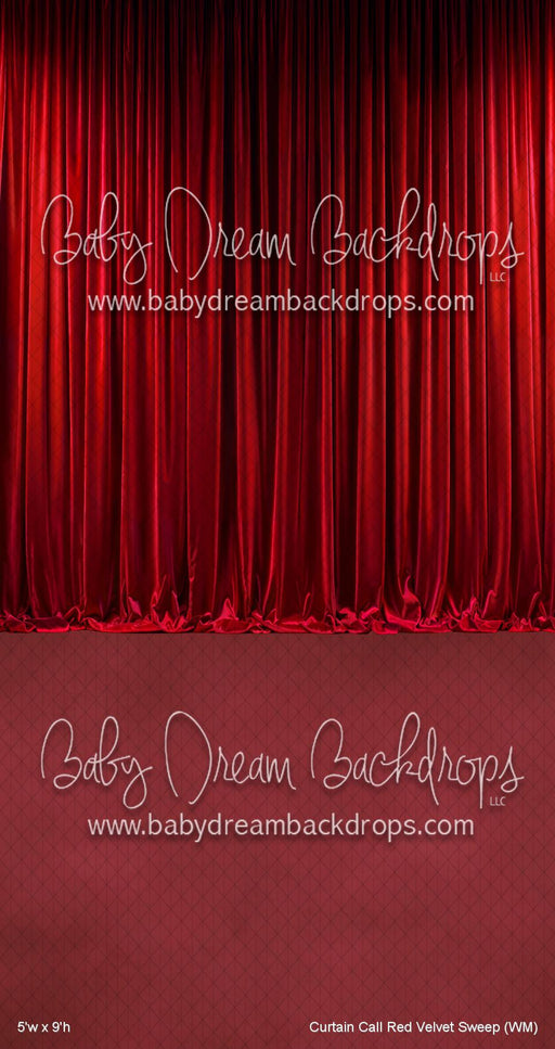 Curtain Call Red Velvet Sweep (WM)