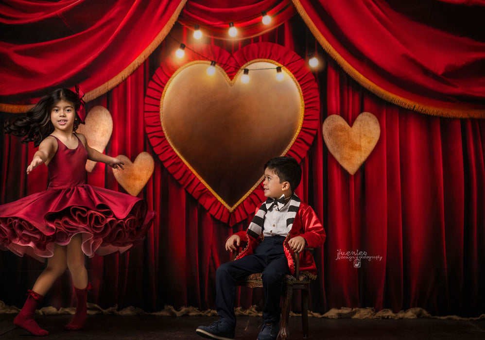 Red Valentine Circus Heart (JA)