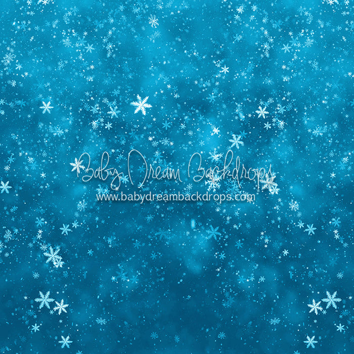 Dancing Snowfall Light Blue