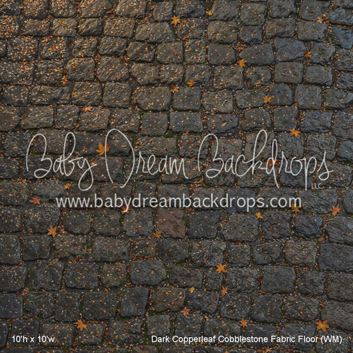Dark Copperleaf Cobblestone Fabric Floor (WM)