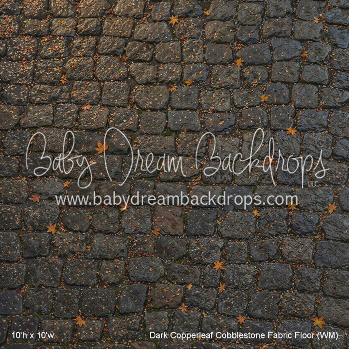 Dark Copperleaf Cobblestone Fabric Floor (WM)